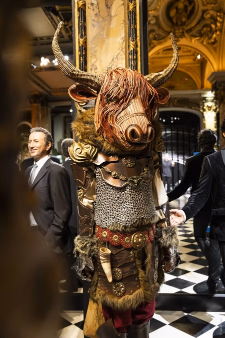 Mask Singer arrives at the Musée Grévin 1 Mask Singe 2
