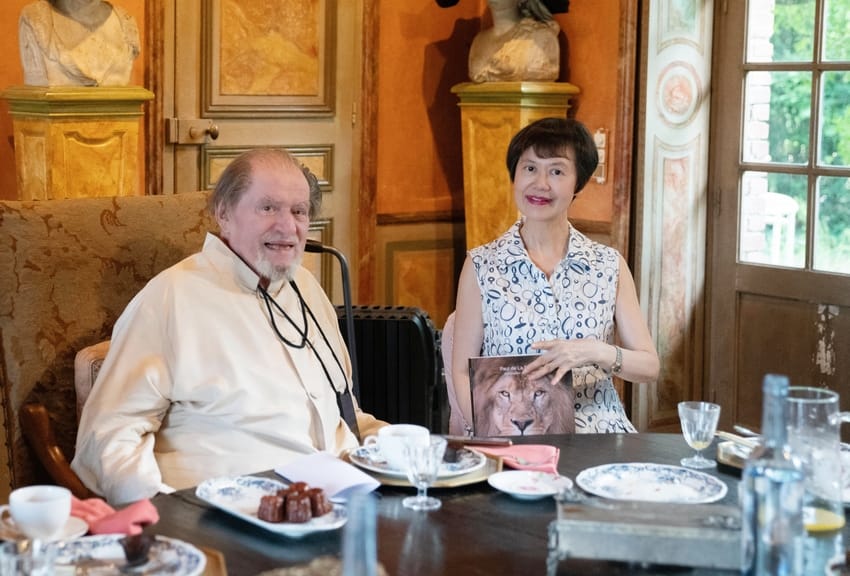Count de La Panouse and the Chinese diplomats 7 Thoiry 18 b